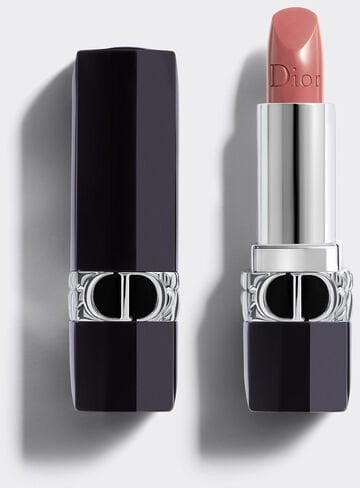 Christian Dior, Dior Rouge, Jojoba, Satin Finish, Cream Lipstick, 100, Nude Look, Refillable, 3.5 g For Women