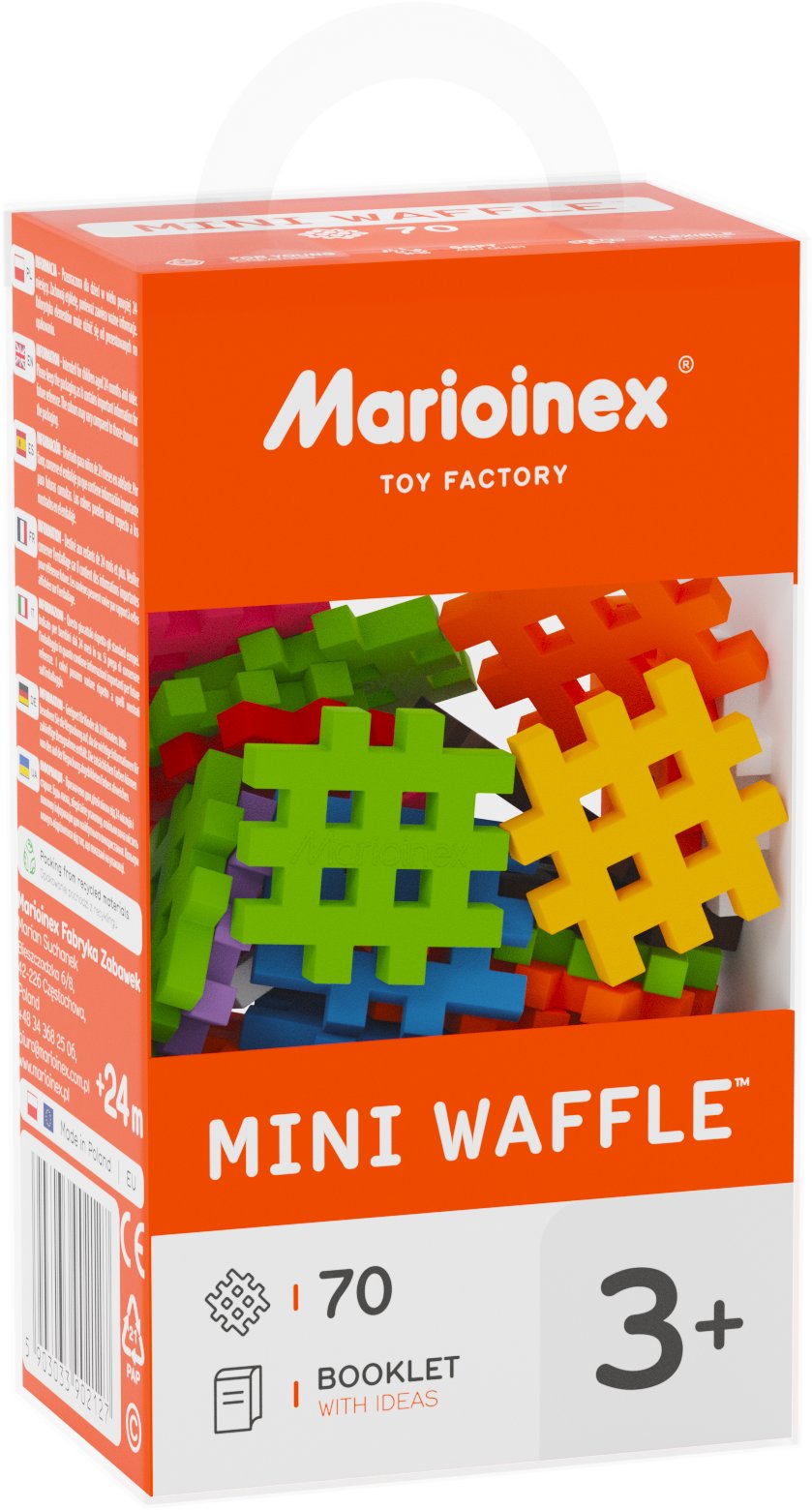 Marioinex Wafle Mini gumowe kolorowe 70