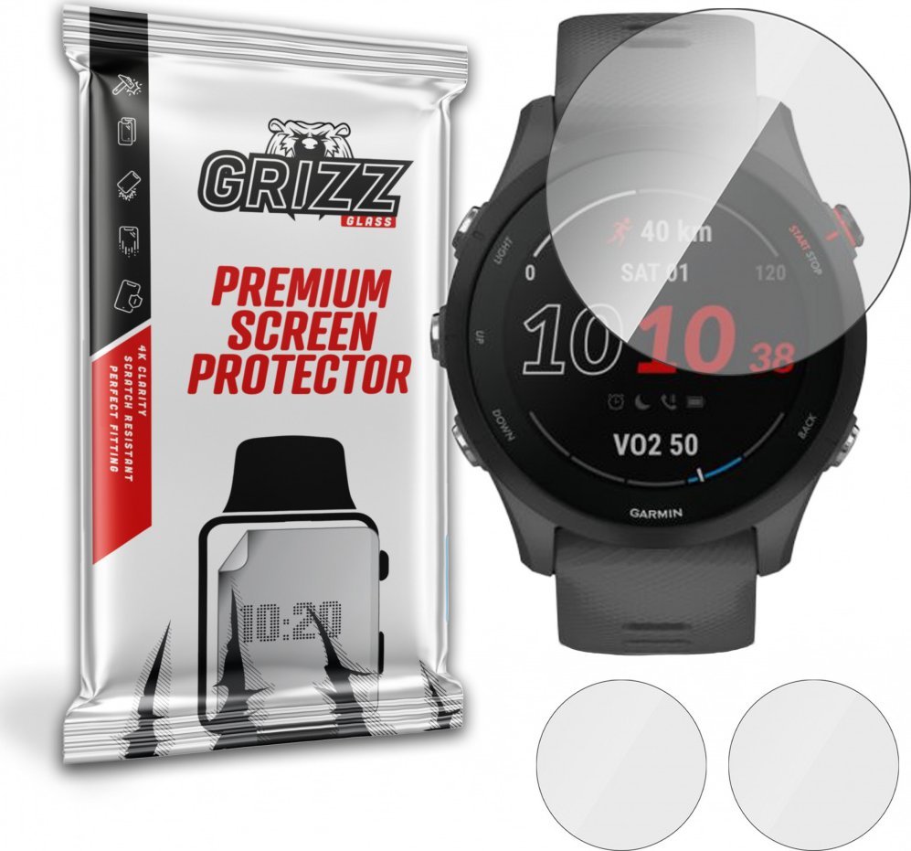 GrizzGlass Szkło hybrydowe Grizz Garmin Forerunner 255