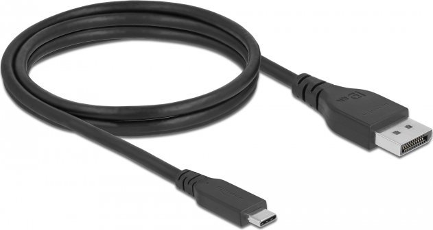 Kabel USB Delock USB-C - DisplayPort 1.5 m Czarny (86040)