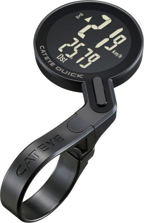 Cateye Elegancki licznik rowerowy Cateye QUICK CC-RS100W, bezprzewodowy, wyświetlacz LCD