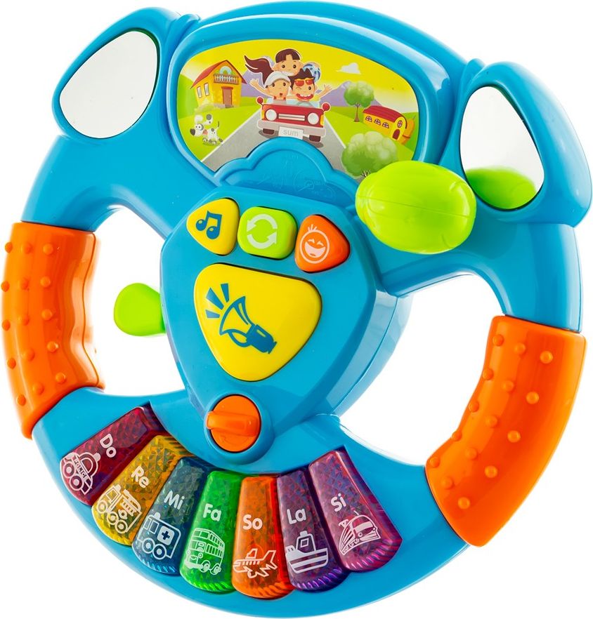 EURObaby Zabawka Interaktywna Kierownica (EBZ8681)