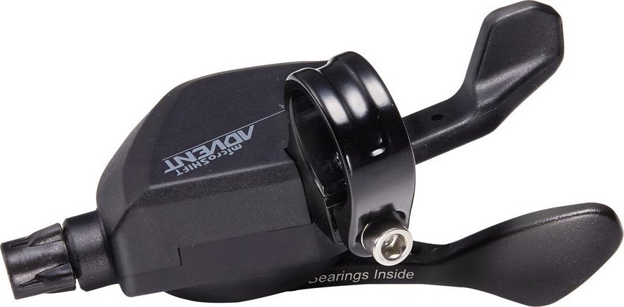 Microshift Manetka MICROSHIFT ADVENT, Prawa, 9.rzędowa, Nie kompatybilna z Shimano, Xpress Trigger Plus, Bez Wskaźnika Przełożeń (NEW)