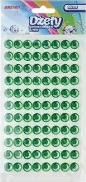 BREWIS Dżety samoprzylepne zielone 8mm 88szt