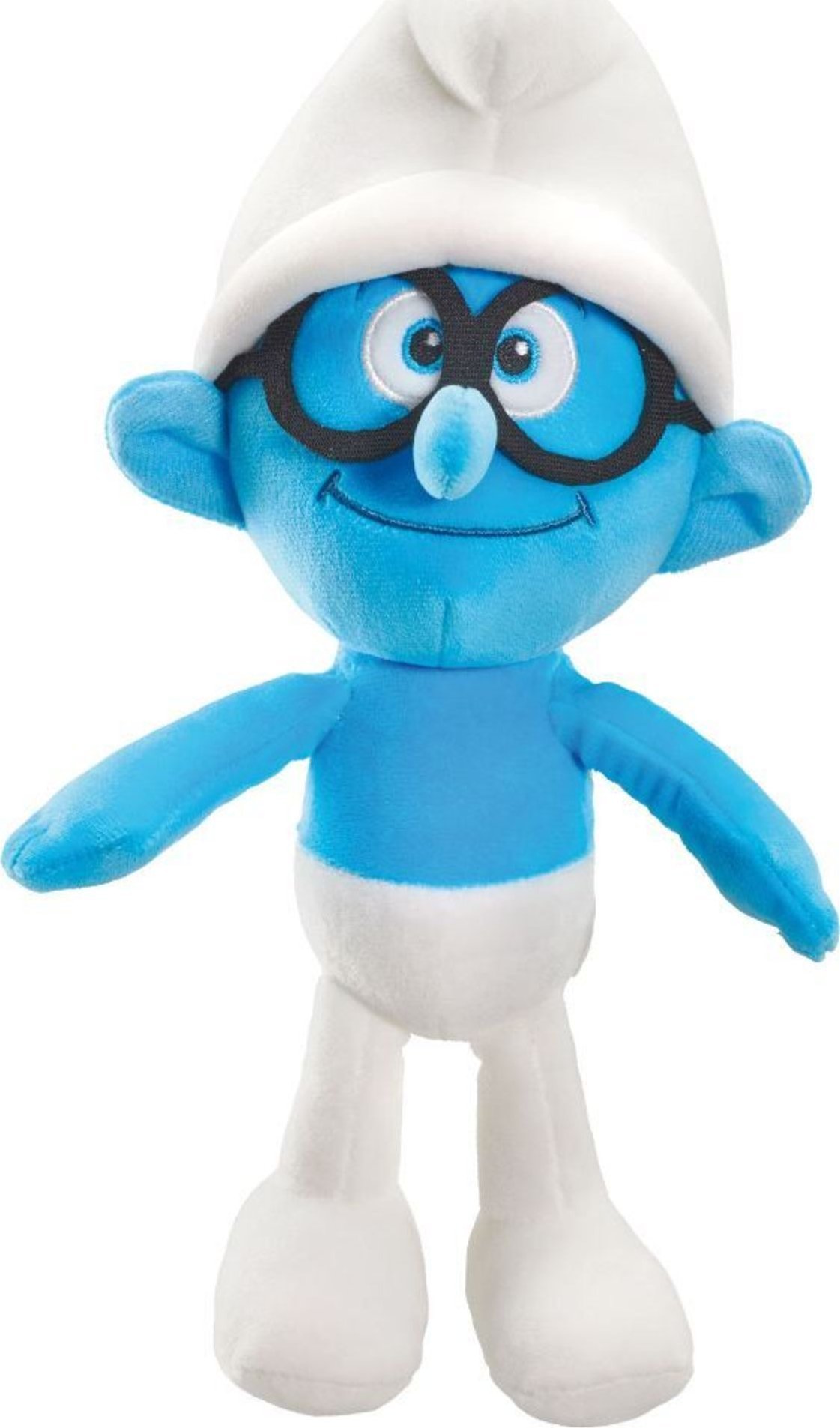 Schmidt Spiele Brainy Smurf 28 cm Plush Figure, Multi-Coloured