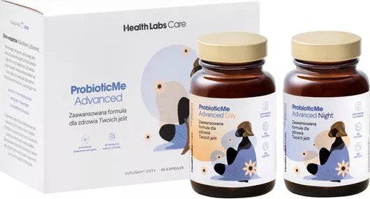 HEALTHLABS_ProbioticMe Advanced Day zawansowana formuła dla zdrowia twoich jelit Suplement Diety 60 kapsułek