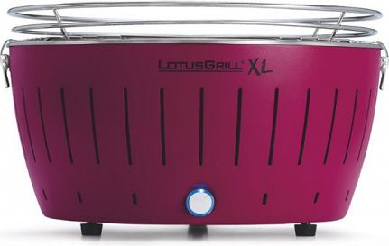 LotusGrill Grill ogrodowy Węglowy XL 40 cm x 40 cm fioletowy