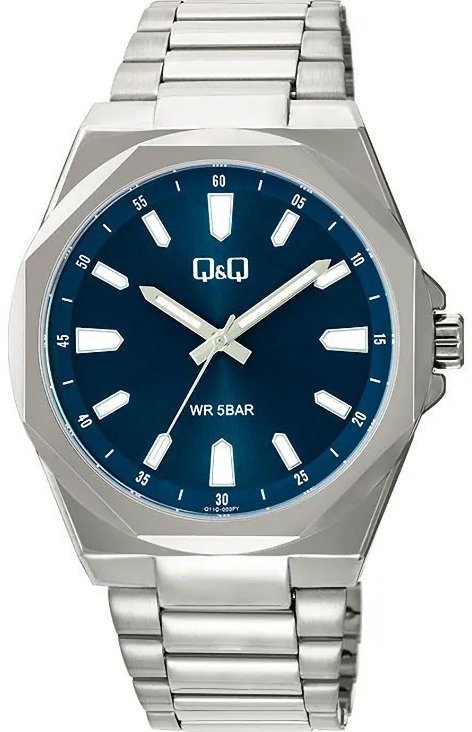 Zegarek Q&Q Q11C-003P męski wodoszczelny 8-kątna koperta .