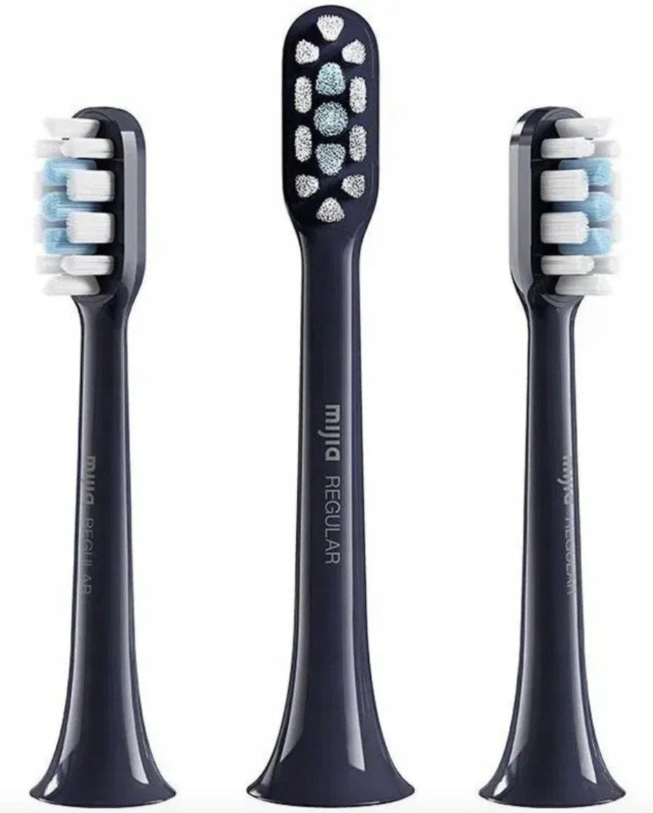 Końcówki do szczoteczki sonicznej XIAOMI MIJIA T301 T302 3szt CZARNE