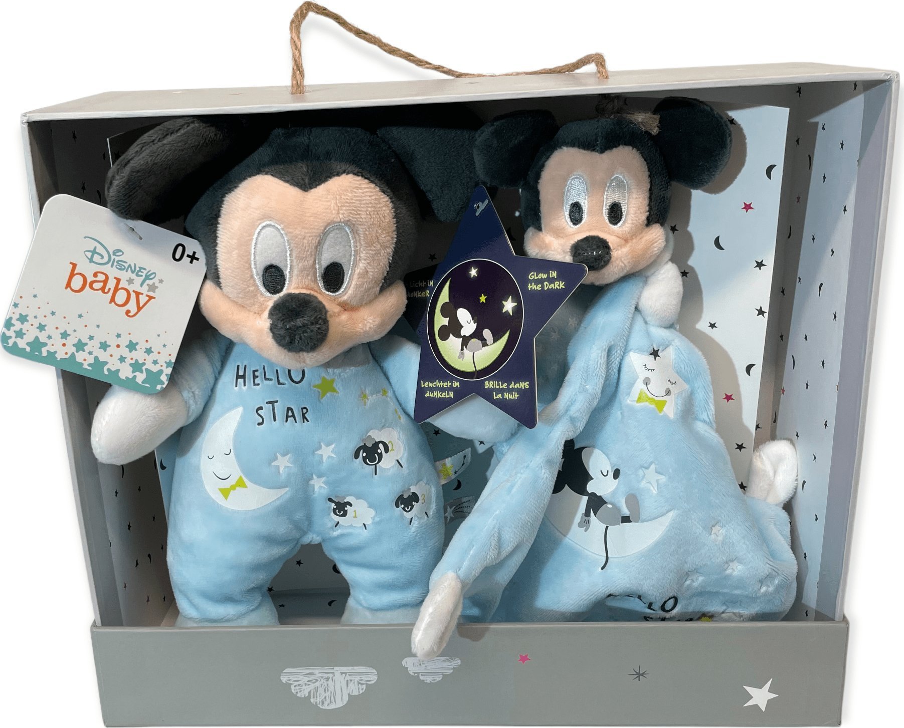 Simba Mickey Mouse Glow-in-the-Dark Plush & Comforter (Gift Box)