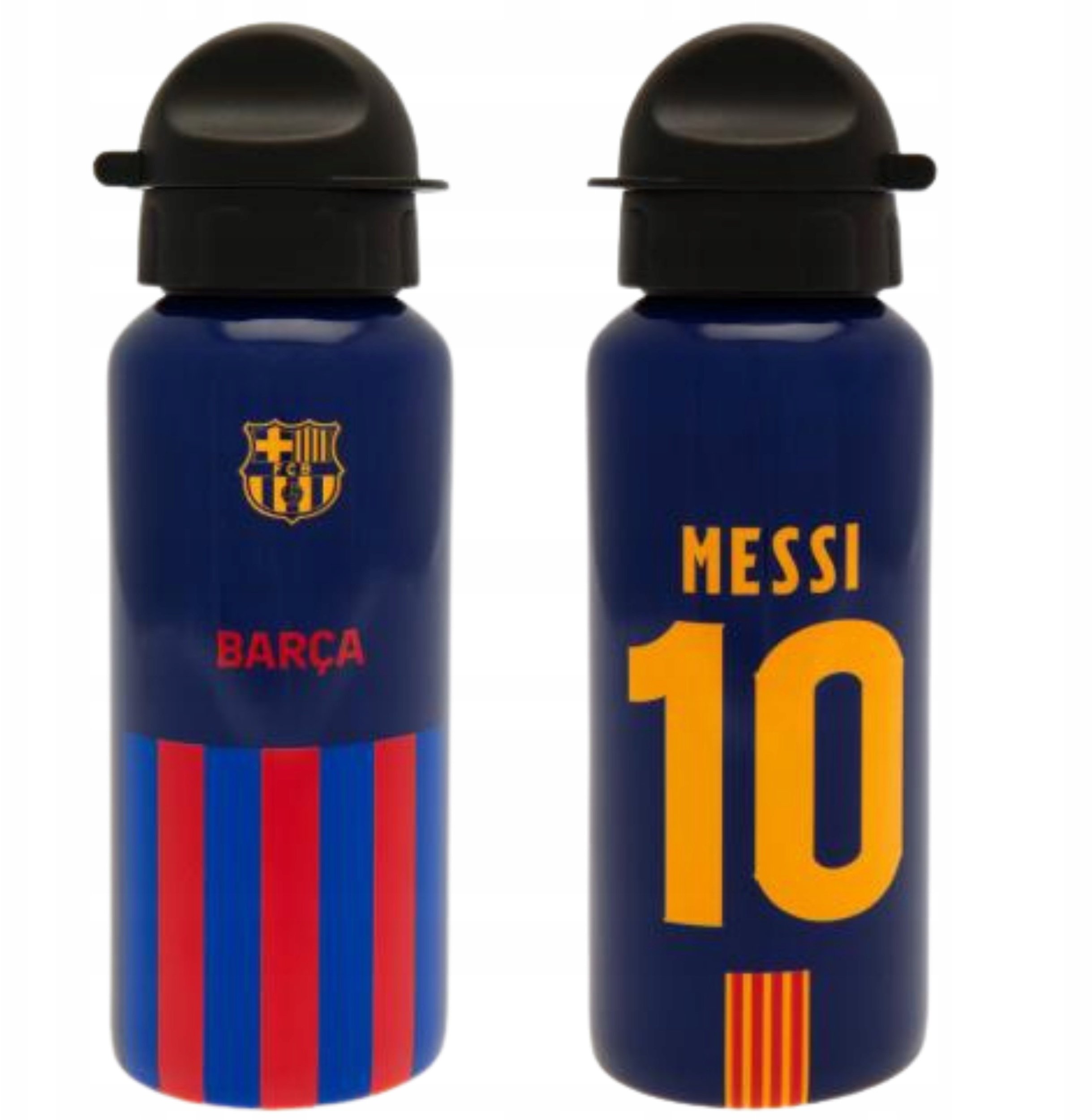 Bidon FC Barcelona Messi 10 aluminiowy 400 ml butelka z ustnikiem BPA FREE