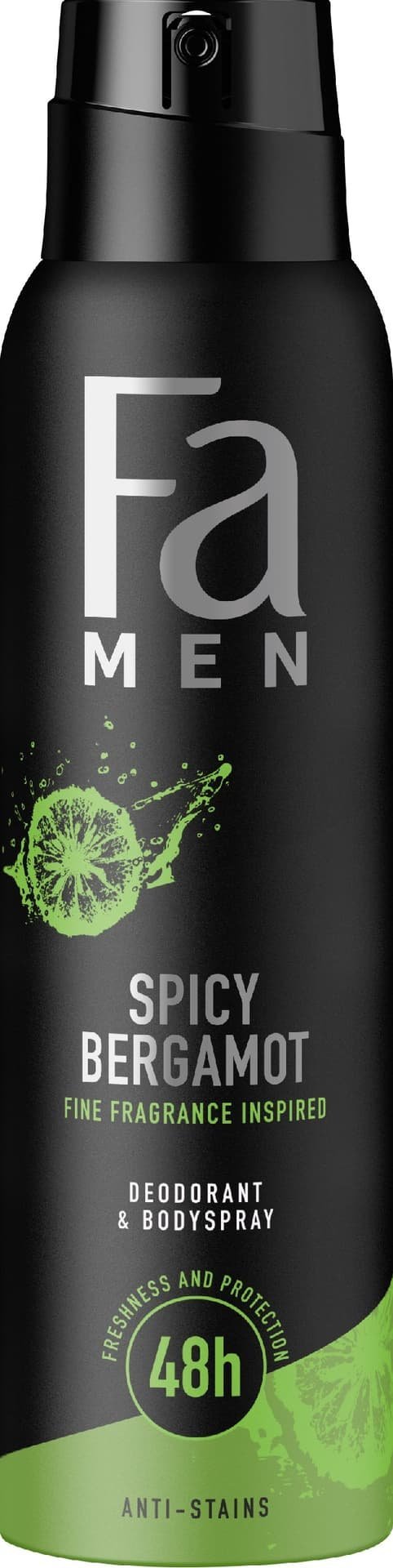 Schwarzkopf H FA MEN DEO SPRAY SPICE BERGAMOT 150ml TOP