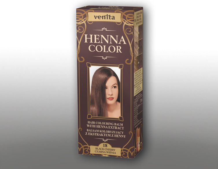 Venita Ziołowe Balsamy Henna Color 18 Czarna wiśnia 75ml