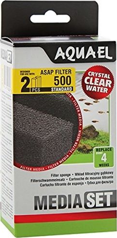 Aquael AQUAEL Wkład Gąbkowy ASAP 500 STANDARD 2SZT 113735 uniwersalny