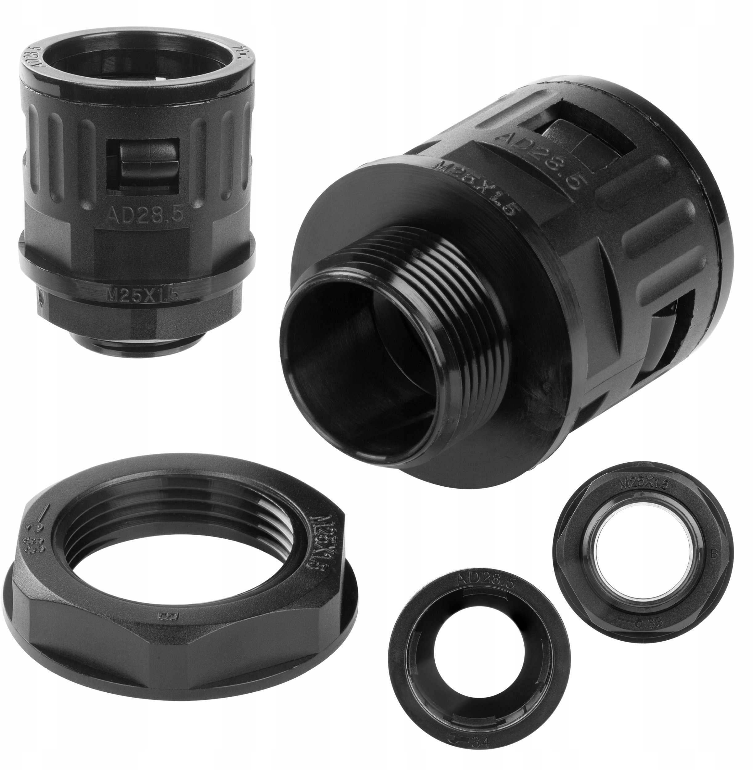 Dławik do peszla ANA-QUICK M25x1,5-NW23 - BLACK 968.125.2 /1szt./