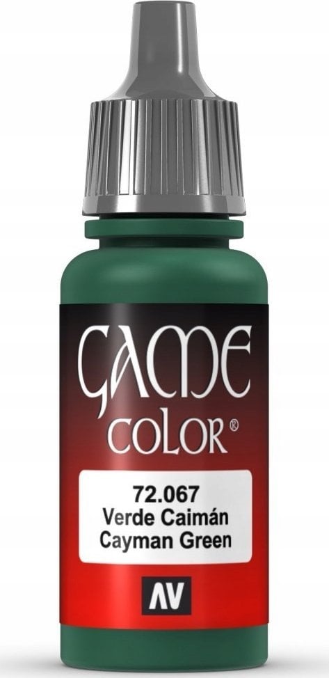 Vallejo Vallejo: 72.067 - Game Color - Cayman Green (18 ml)