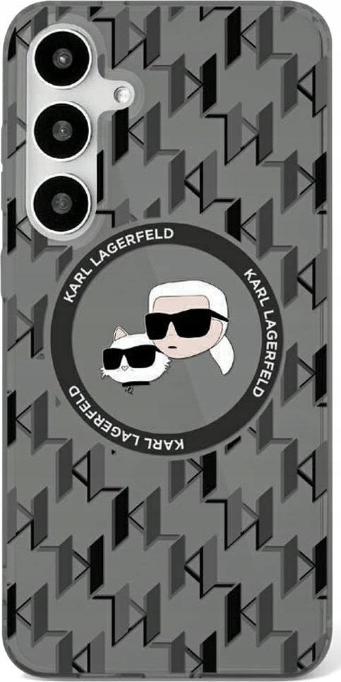 KARL LAGERFELD futerał do SAMSUNG S25 KLHMS25SHMCKMHK (Magnetic IML Metal Monogram KC Heads) czarny