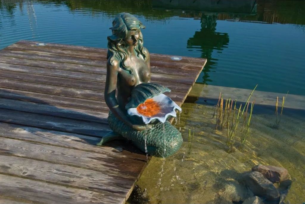 Ubbink Ubbink Ozdoba wodna OSLO, brąz i patyna