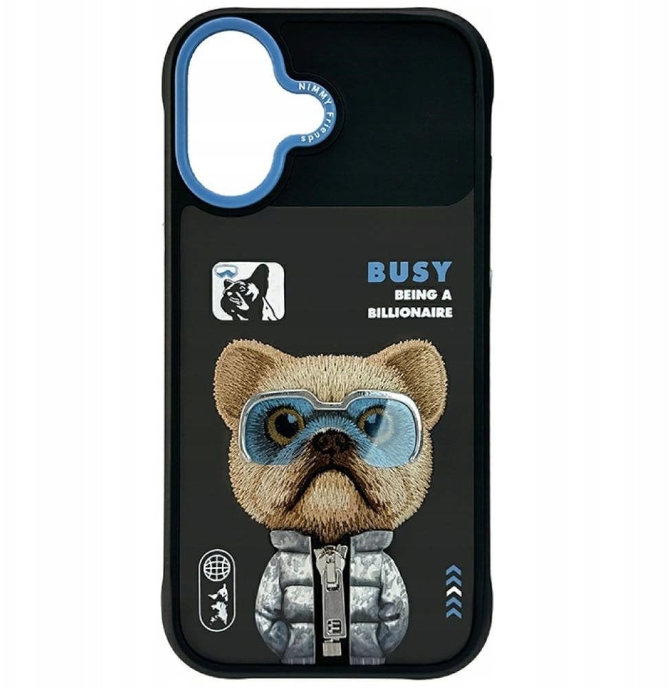 Nimmy Etui Cool&Cute 2.0 Dog do iPhone 17 czarny