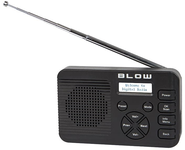 Radio kuchenne FM/DAB+ BLOW RK4 BT czarne