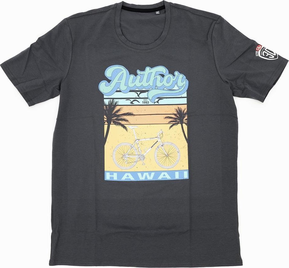 Koszulka t-shirt Author Vintage, szara, rozmiar "XL"