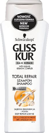 Schwarzkopf GLISS KUR TOTAL REPAIR szampon 400 ml