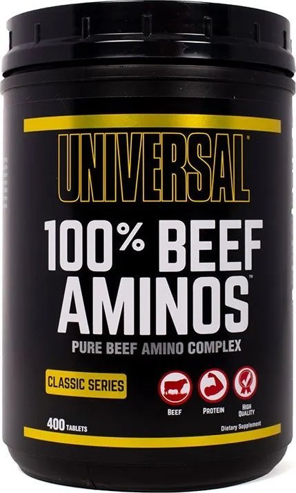 Universal Nutrition Universal Nutrition - 100% Beef Aminos, 400 tabletek
