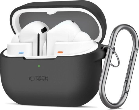Tech-Protect TECH-PROTECT SILICONE HOOK SAMSUNG GALAXY BUDS 3 / 3 PRO BLACK