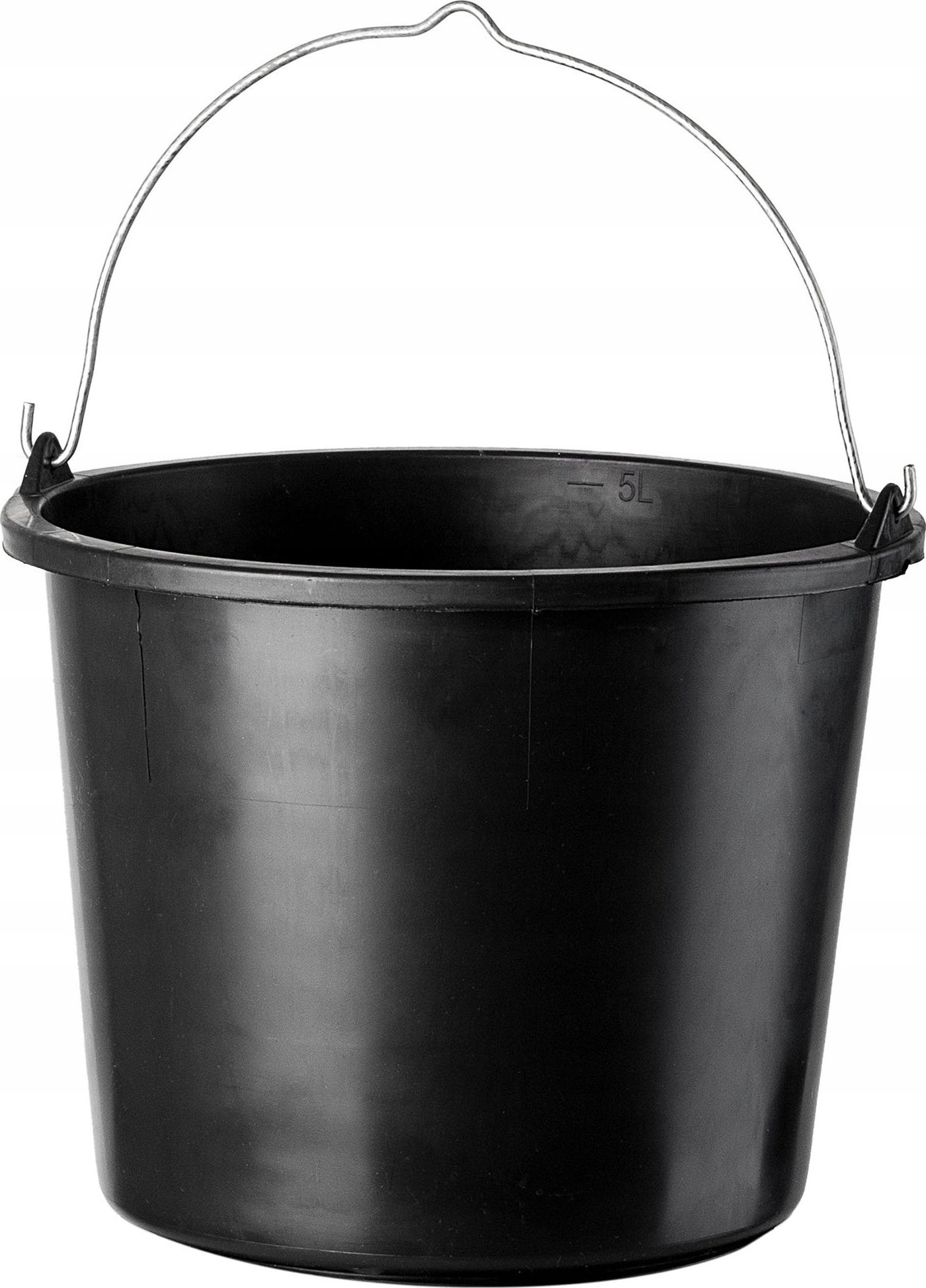 Kadax Wiadro Budowlane Z Rączką Plastikowe Okrągłe 5L