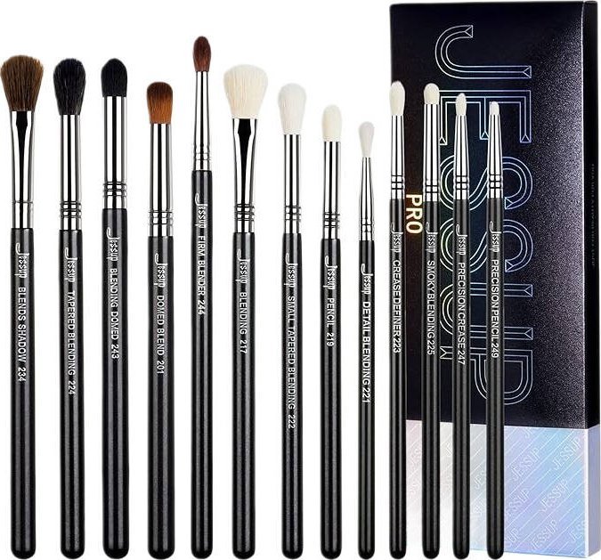 Jessup Pro Blending Brushes zestaw pędzli do makijażu oczu T338 13szt.