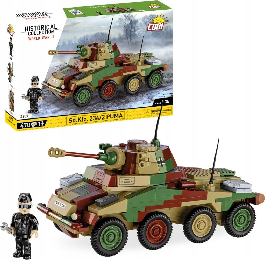 Cobi Klocki Sd.Kfz. 234/2 Puma