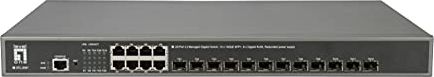 Switch LevelOne LevelOne Switch 8x GE GTL-2091 12xGSFP 19"