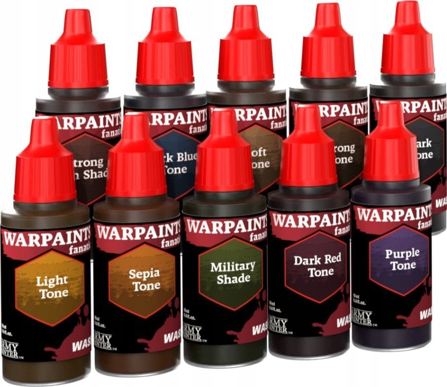 Army Painter The Army Painter: Warpaints - Fanatic - Washes Paint Set