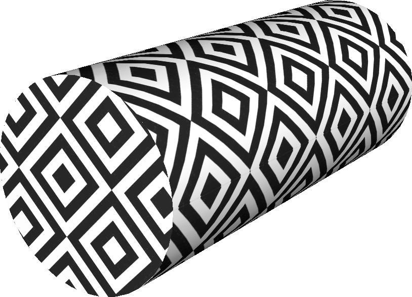 Bertoni-arco Poduszka Wałek - DIAMOND - 15x40 cm