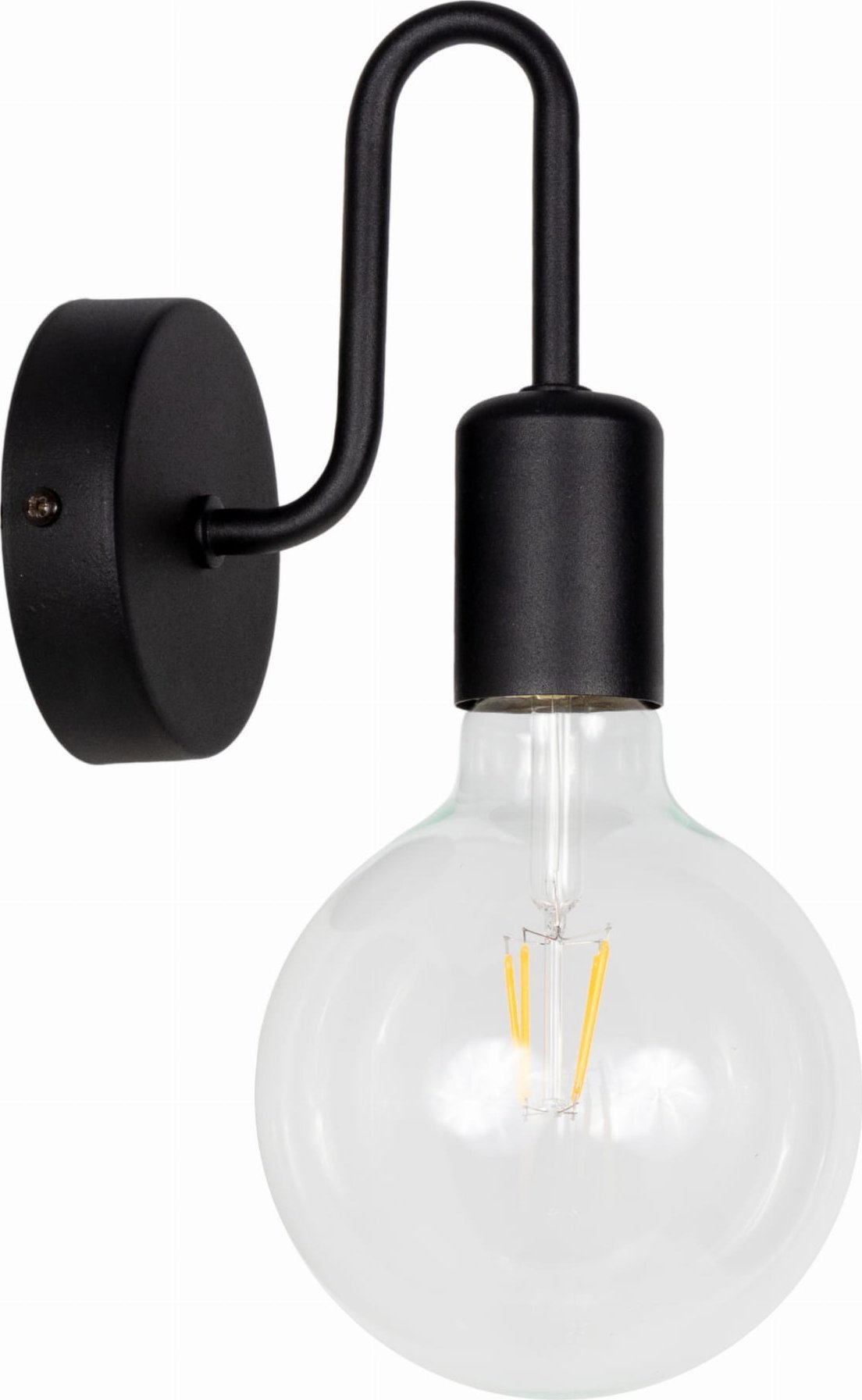 Kinkiet Solar Lampa ścienna kinkiet nowoczesny czarny loft