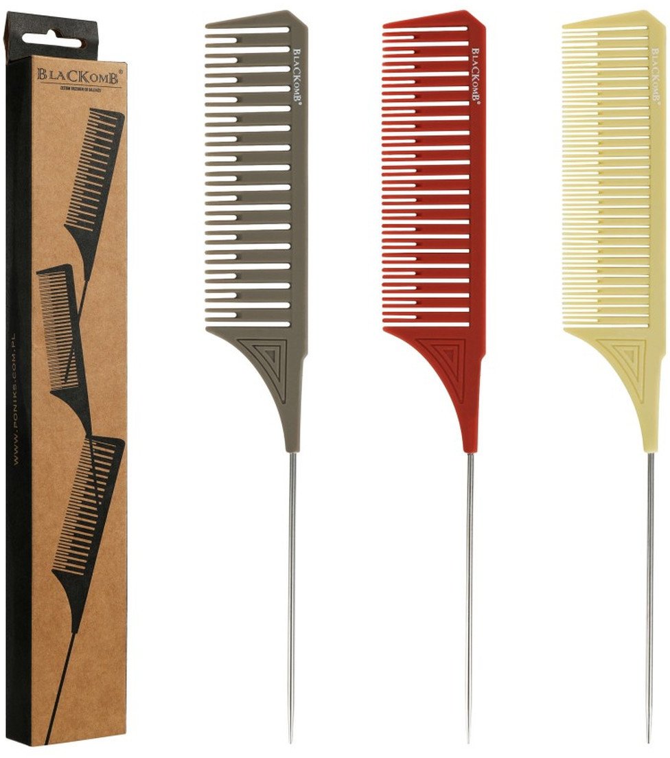 BlacKomb Komplet grzebieni do Balejażu 3szt