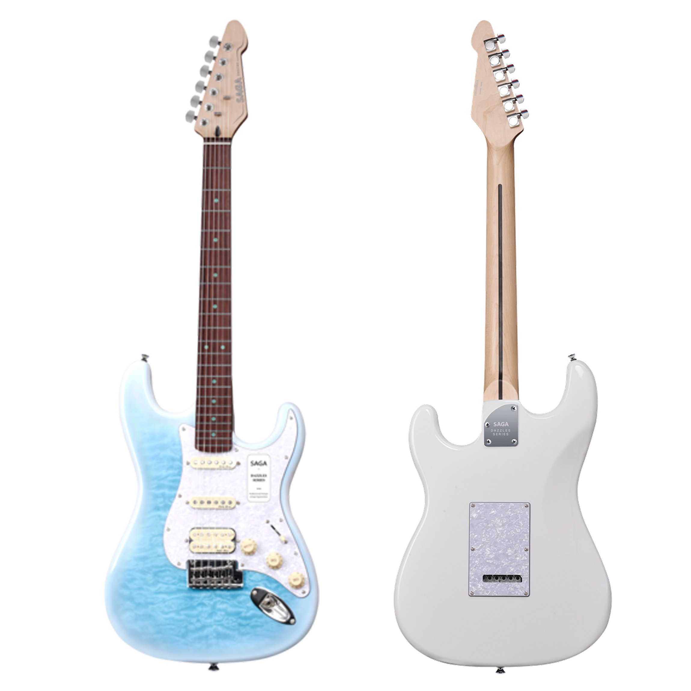 SAGA Dazzles Gitara elektryczna Cosmic Ocean