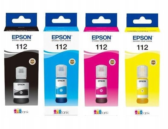 Tusz Epson 112 3 x 70ml + 1 x 127ml CMYK Oryginał komplet