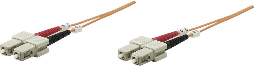Intellinet Network Solutions Patchcord światłowodowy SC - SC, Multimode, OM1, 1m (515818)