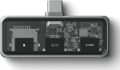 Satechi Mobile XR Hub with microSD Reader - mobilny adapter USB-C (1x USB-C 100W PD; 2.0 data i audio, 1x USB-C DP 1.4 4K@60Hz;