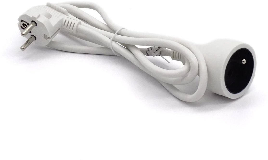 Przedłużacz DPM PS01 1-GN 1.5m biały