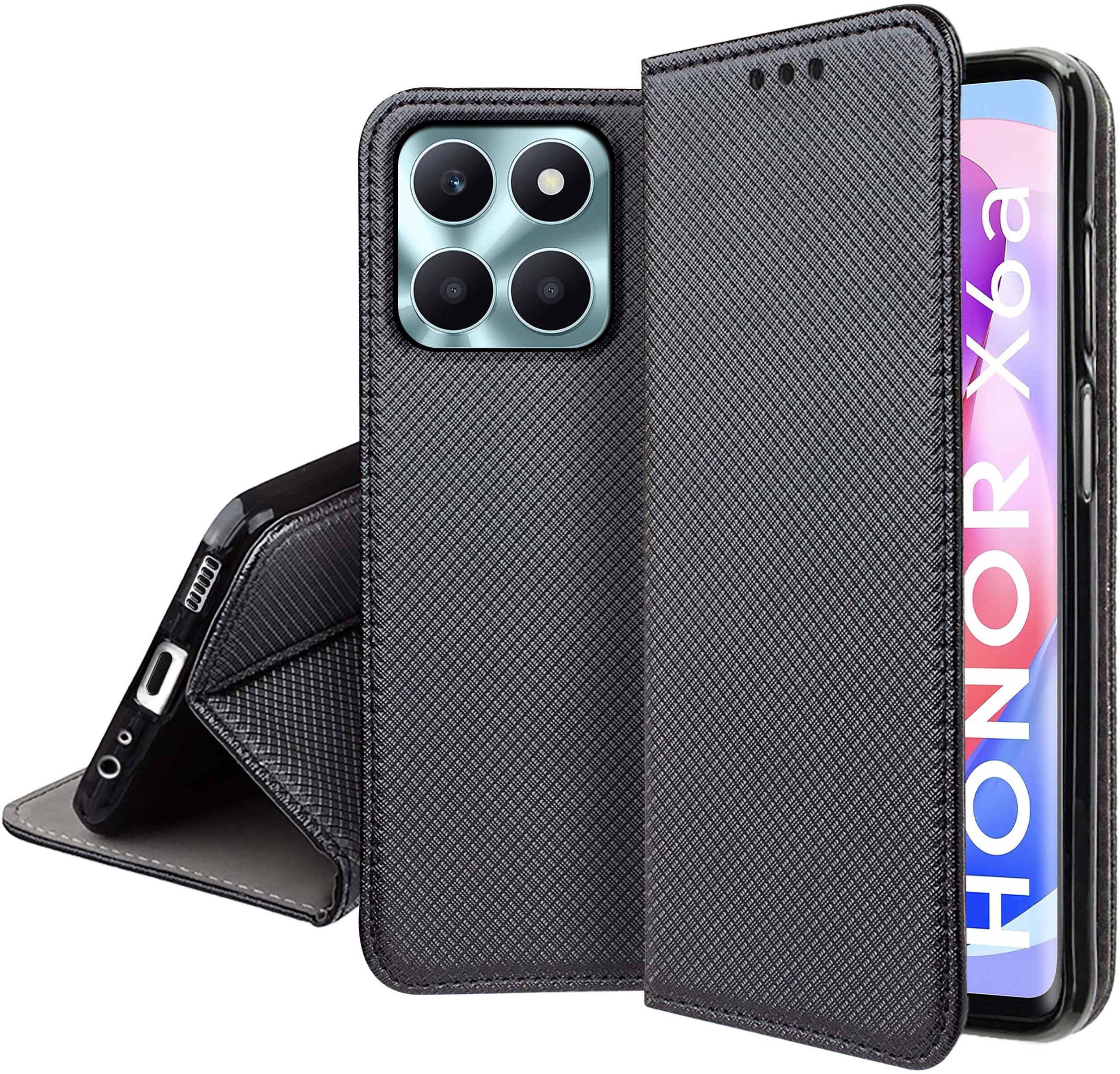 Etui do Honor X6A SMART MAGNET CASE PORTFEL + SZKŁO 9H