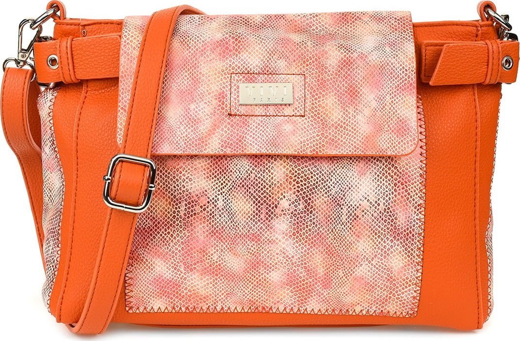 Vivi Paris Torebka Damska na Ramię Vivi Paris Koralowa