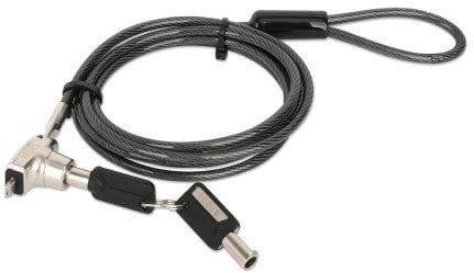 Manhattan 440486 zapięcie do kabli Czarny, Półprzezroczysty 1,8 m