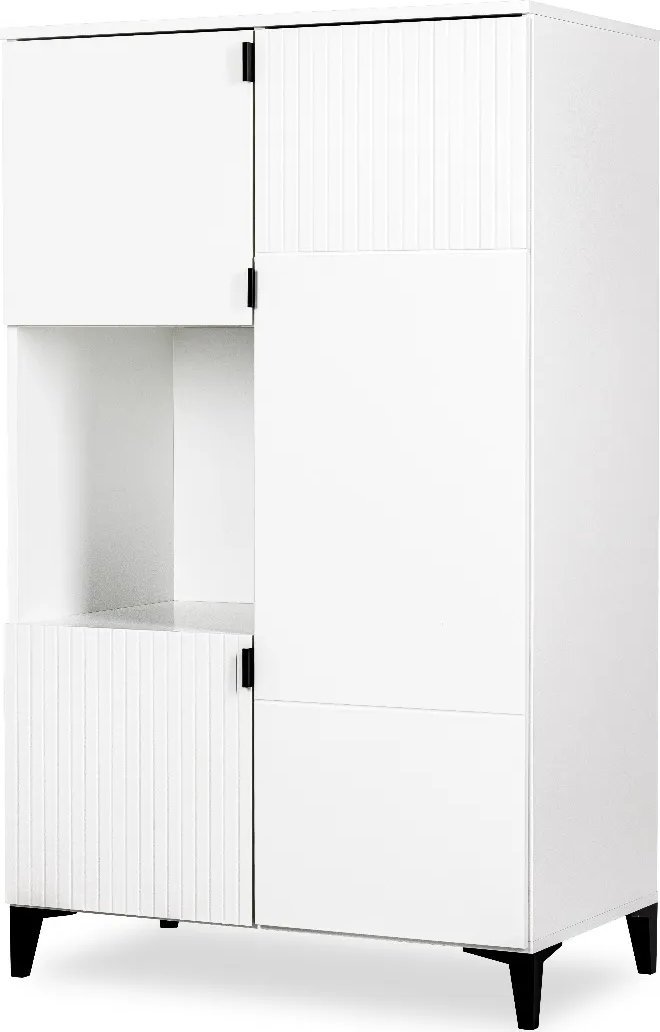 Elior Komoda dla dzieci MIA MAXI biała/czarna LITTLE SKY