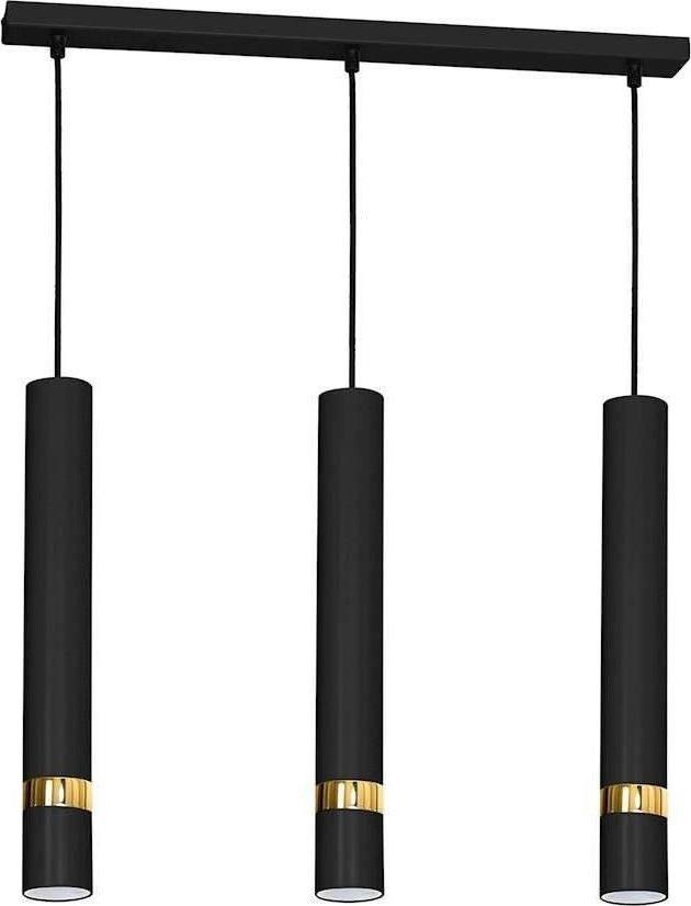 Lampa wisząca Milagro Lampa wisząca JOKER BLACK/GOLD 3xGU10 (MLP6080) - Eko-Light