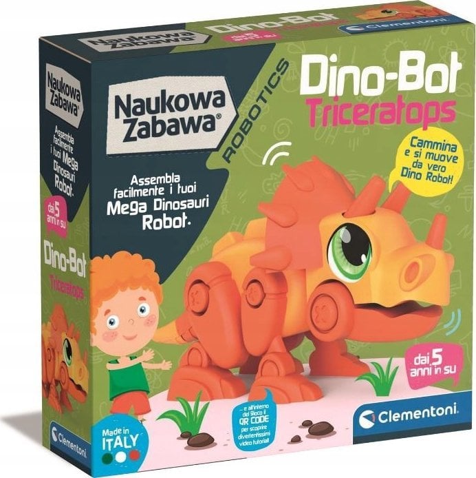 Clementoni Zestaw konstrukcyjny Dinobot Triceratops