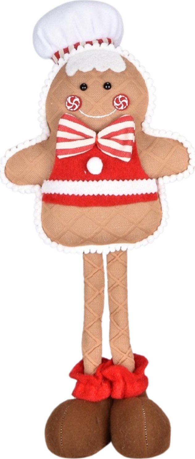 Dekoracja świąteczna Tajemniczy ogród Dekoracja świąteczna stojący pierniczek w butach 46 cm