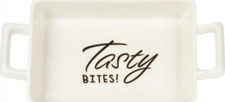 Koopman Naczynie żaroodporne do zapiekania białe 20 x 10 cm