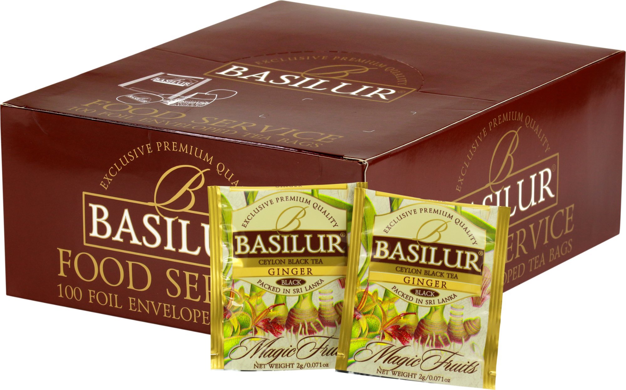 Basilur Herbata czarna BASILUR GINGER HoReCa 100x2g